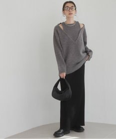 WEGO 【ANGIE VINTAGE】リブマーメイドスカート