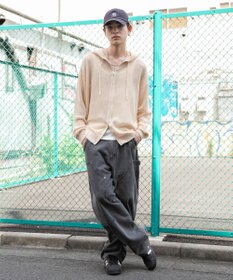 WEGO 【ユニセックス着用ITEM】メッシュニットZIPパーカー