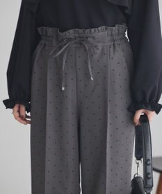 earth music&ecology リラックスドットパンツ