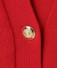 BEIGE， HELIODOR / マリンボタンクロップドカーディガン