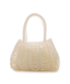 UNBILLION カシュカシュ cachecache / パール調編みバッグﾞ