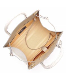 A.D.M.J. 【牛革】クロコ型押しサイドバックルトート25cm(ショルダーストラップ付)