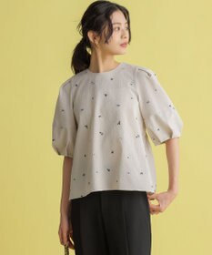 組曲 【WEB限定】ミニフラワーエンブロイダリー ブラウス ベージュ系7