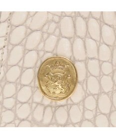 A.D.M.J. 【牛革】クロコ型押しサイドバックルトート25cm(ショルダーストラップ付)