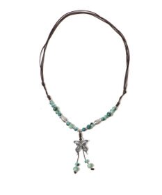 WEGO Lバタフライビーズネックレス