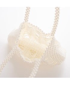 UNBILLION カシュカシュ cachecache / パール調編みバッグﾞ