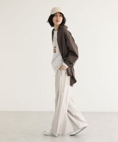 Green Parks 楽ちんプリーツワイドパンツ