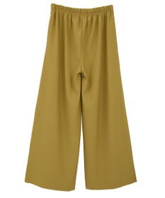 Green Parks 楽ちんプリーツワイドパンツ