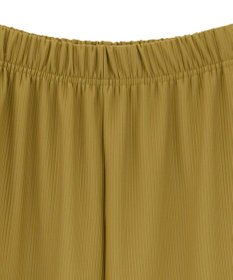 Green Parks 楽ちんプリーツワイドパンツ