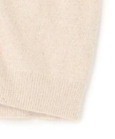 BEIGE， AMARILLO / スパンコールフォックスニットカーディガン