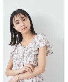 earth music&ecology フラワーフレアワンピース
