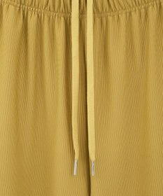 Green Parks 楽ちんプリーツワイドパンツ