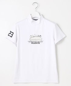 23区GOLF 【PEANUTS】【WOMEN】スヌーピーコラボ モックネックシャツ
