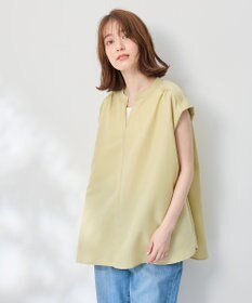 ANY ギャザーショートスリーブブラウス