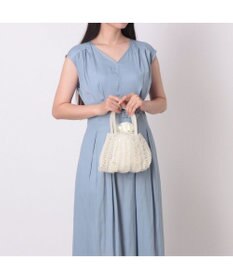 UNBILLION カシュカシュ cachecache / パール調編みバッグﾞ