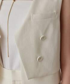 GRACE CONTINENTAL オックスショートジレ