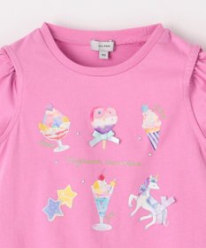 ANY KIDS スイーツ オン・オフショルダー Tシャツ