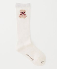 ANY KIDS ハイソックス（アニマル サガラ刺繍）