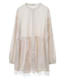 Green Parks 裾チュールレイヤードチュニック