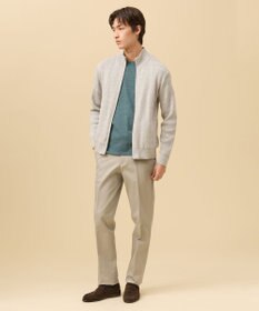 J.PRESS MEN ギマコットンフルジップ カーディガン