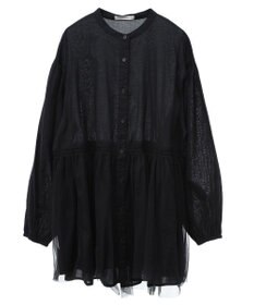 Green Parks 裾チュールレイヤードチュニック