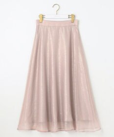 ANY SIS 箔ヴィンテージライクシフォン スカート