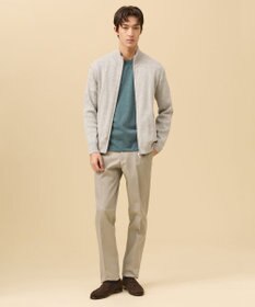 J.PRESS MEN ギマコットンフルジップ カーディガン