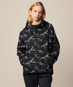 JOSEPH ABBOUD MOUNTAIN 【ストレッチ/軽量/撥水/ポケッタブル】エンボスカモフラージュ パーカー