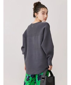 AMERICAN HOLIC ラウンドスウェットライクニットプルオーバー