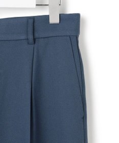 ICB L 【裏起毛】 ウォームサテン ワイドストレートパンツ