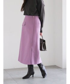 Te chichi メルトンジャージートラペーズスカート