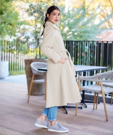 Tiaclasse フェイクウールステンカラーコート