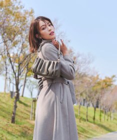 Tiaclasse フェイクウールステンカラーコート