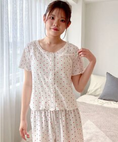 WEGO 総柄セットアップルームウェア
