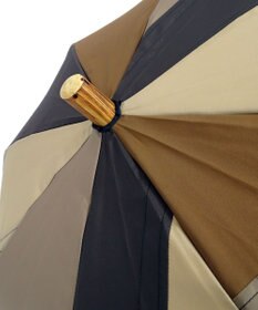 +RING 【限定/日本製】プラスリング 晴雨兼用傘（長ショート）BRN SR306