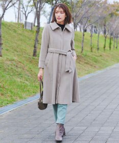 Tiaclasse フェイクウールステンカラーコート