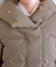 Tiaclasse 袖口リブデザインシームレスダウン