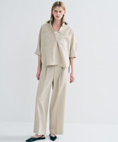 uncrave ウォッシャブルドライサップ ドルマンシャツ