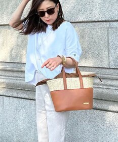 LA BAGAGERIE 【インスタグラマー chiyoさん×LA BAGAGERIE】コンビネーションかごバッグ