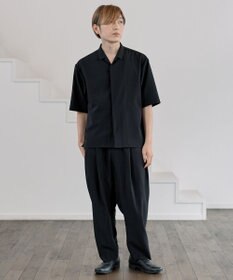 muuc サマースラックス〈ユニセックス・大きいサイズあり〉〈夏・軽やか〉〈セットアップ可能・ウエストゴム〉〈上品きれいめオフィスカジュアル〉〈日本製〉