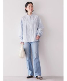 AMERICAN HOLIC イージーケア切替タックワイドシャツ