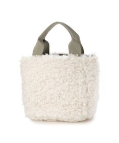 UNBILLION カシュカシュ cachecache / フェイクファー×チェック柄リバーシブルトート