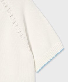 Paul Smith コットンアイレット ショートスリーブ カーディガン