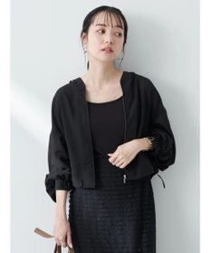 earth music&ecology シアーフードブルゾン