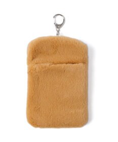 WEGO ふわふわぬいカードホルダーキーホルダーA