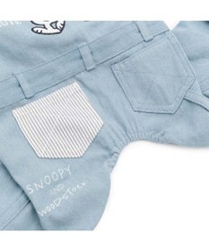 PET PARADISE スヌーピー ライトデニム オーバーオール 中型犬 大型犬