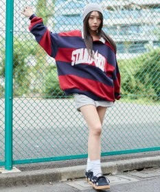 WEGO 【ユニセックス着用ITEM】カレッジロゴラガースウェット