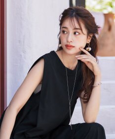 Tiaclasse 【日本製】ボール＆バー ラリエット ネックレス