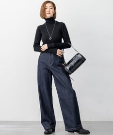 23区 S 【滝沢眞規子さん着用/WEB限定カラーあり】ウーステッドウール リブタートル ニット