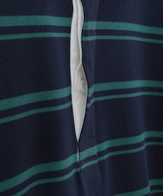 earth music&ecology ボーダールーズラガーシャツ